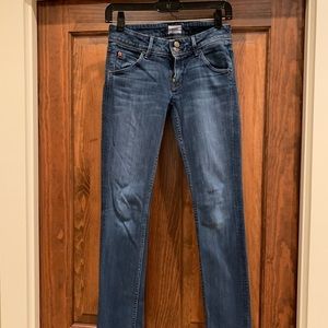 Hudson low rise skinny jeans size 25